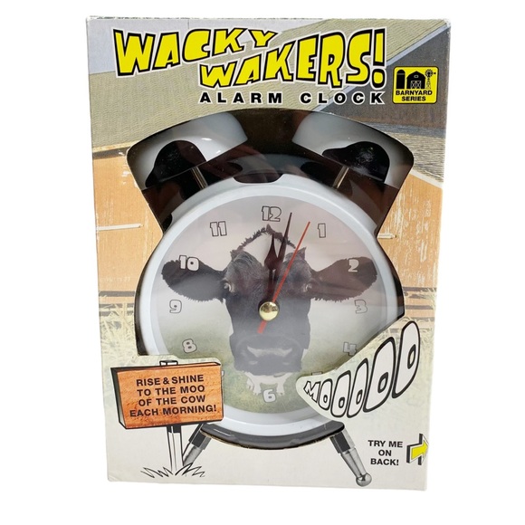 wacky wakers Other Nwt Wacky Wakers Cow Alarm Clock Poshmark